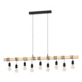 Eglo Townshend langbordspendel sort/brun L150 x H110 cm